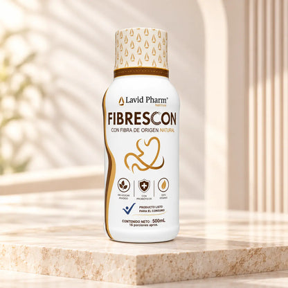 Fibrescon Lavid Pharm 500 mL con fibra de origen natural para bienestar digestivo