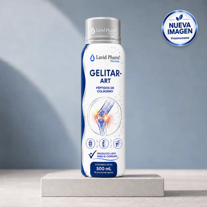 Gelitar-Art de Lavid Pharm con péptidos de colágeno, presentación líquida de 500 mL