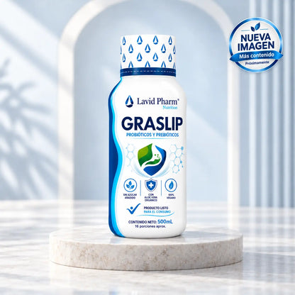 Graslip Lavid Pharm 500 mL bebida funcional con probióticos y prebióticos