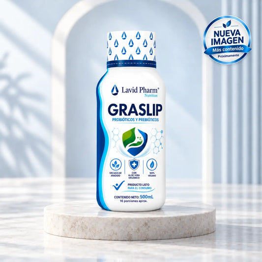 Graslip Lavid Pharm 500 mL bebida funcional con probióticos y prebióticos