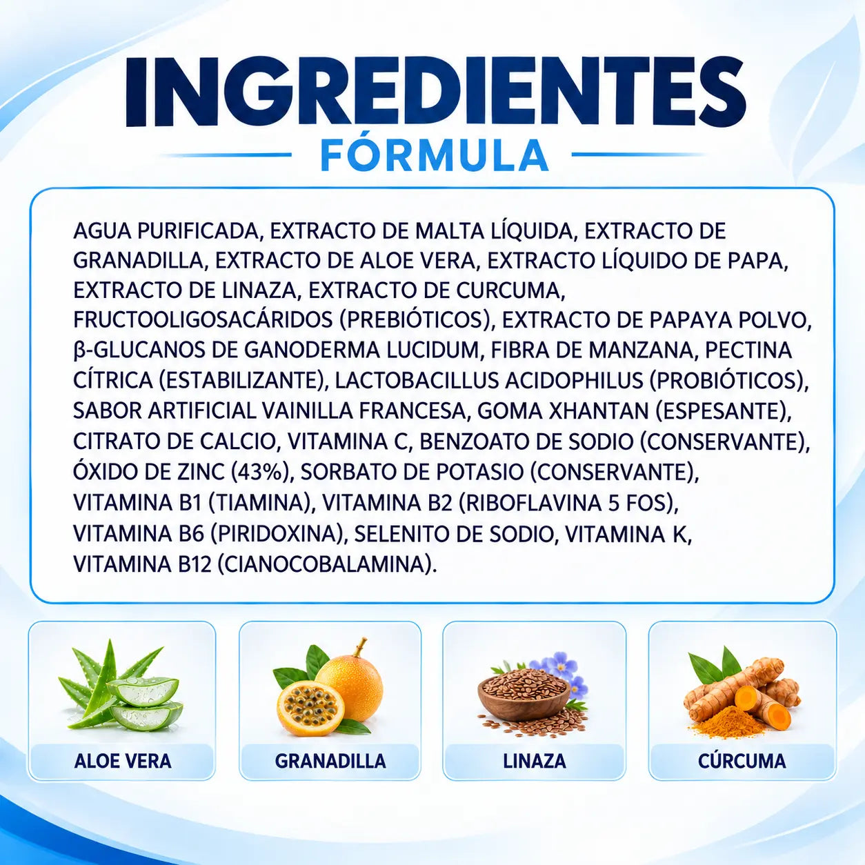 Graslip | Probióticos, Prebióticos, Fibra y Aloe Vera – 500 ml