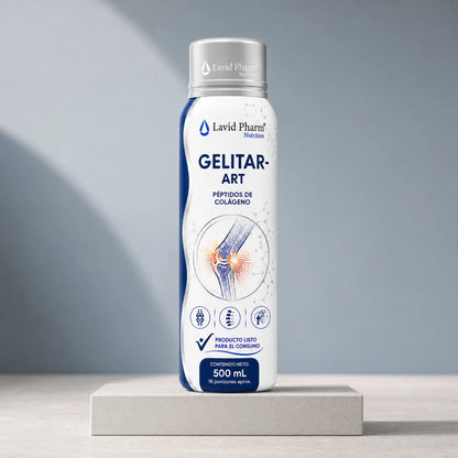 Gelitar-Art de Lavid Pharm con péptidos de colágeno, presentación líquida de 500 mL