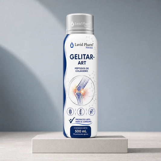 Gelitar-Art de Lavid Pharm con péptidos de colágeno, presentación líquida de 500 mL