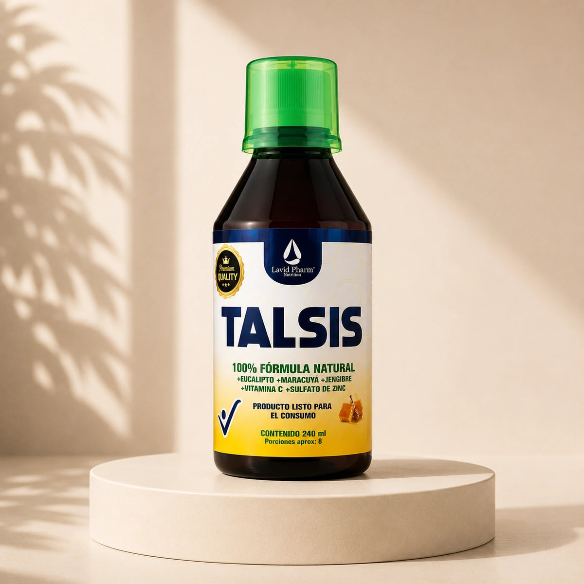 TALSIS® Lavid Pharm Nutrition bebida funcional con propóleo, eucalipto, menta piperita, vitamina C y zinc